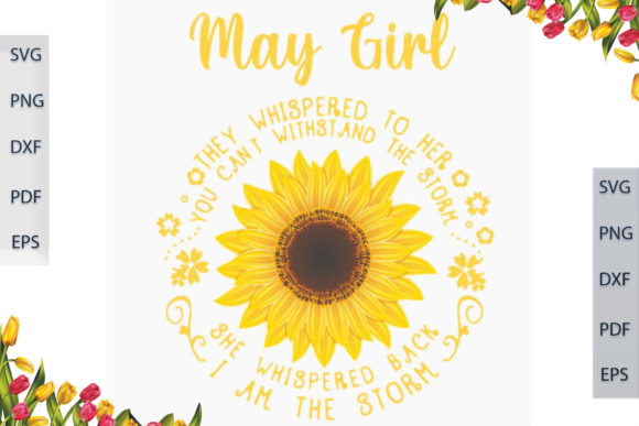 Birthday Gift for May Sunflower Girls