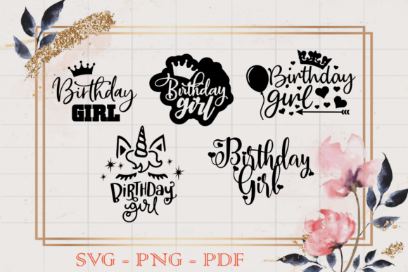 Birthday Girl Best Gift Idea Silhouette Review
