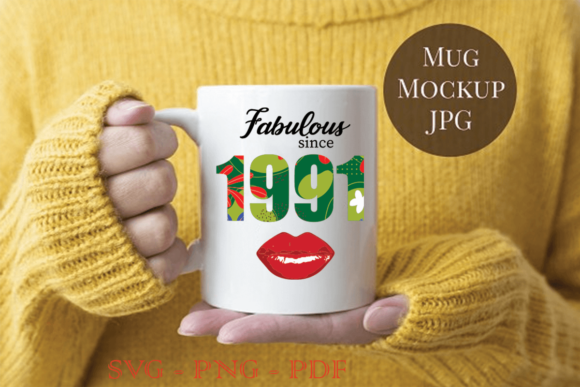 Fabulous Since 1991 Flower Birthday SVG Review