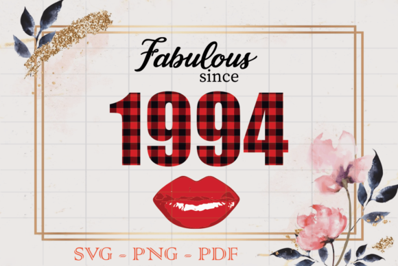 Fabulous Since 1994 Red Buffalo PlaidSVG Review