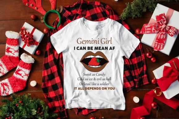 Gemini Girl I Can Be Mean AF SVG Files Review