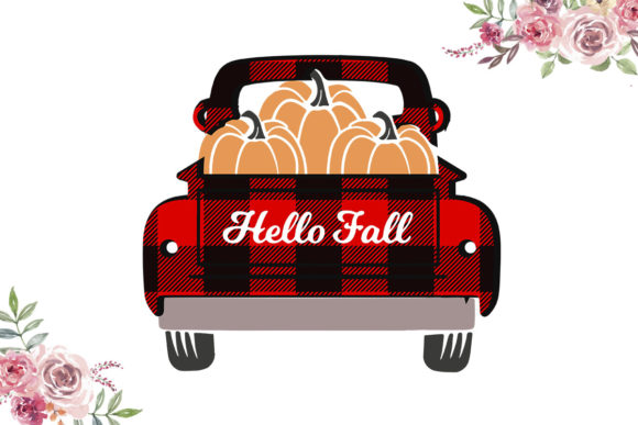 Red Buffalo Plaid Pickup Truck SVG Review